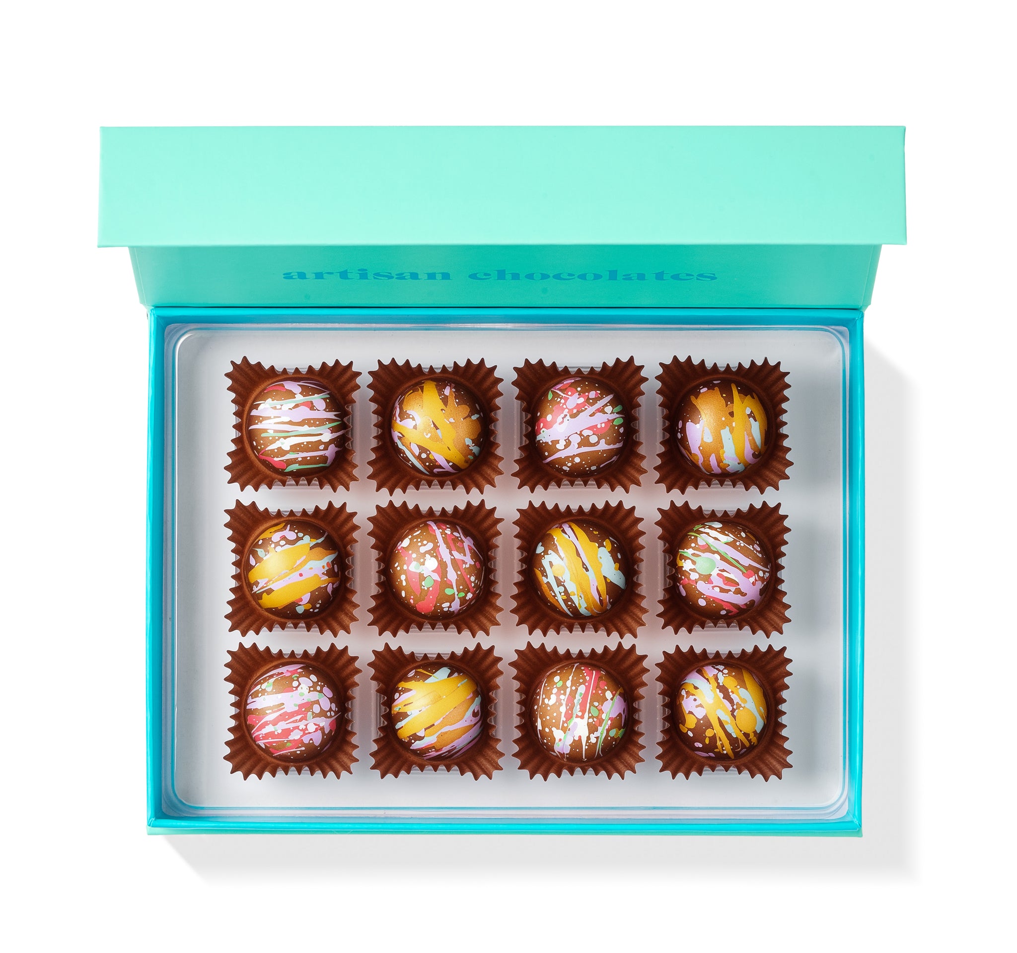 Milk & Dark Gin & Tonic Truffles 12 piece box