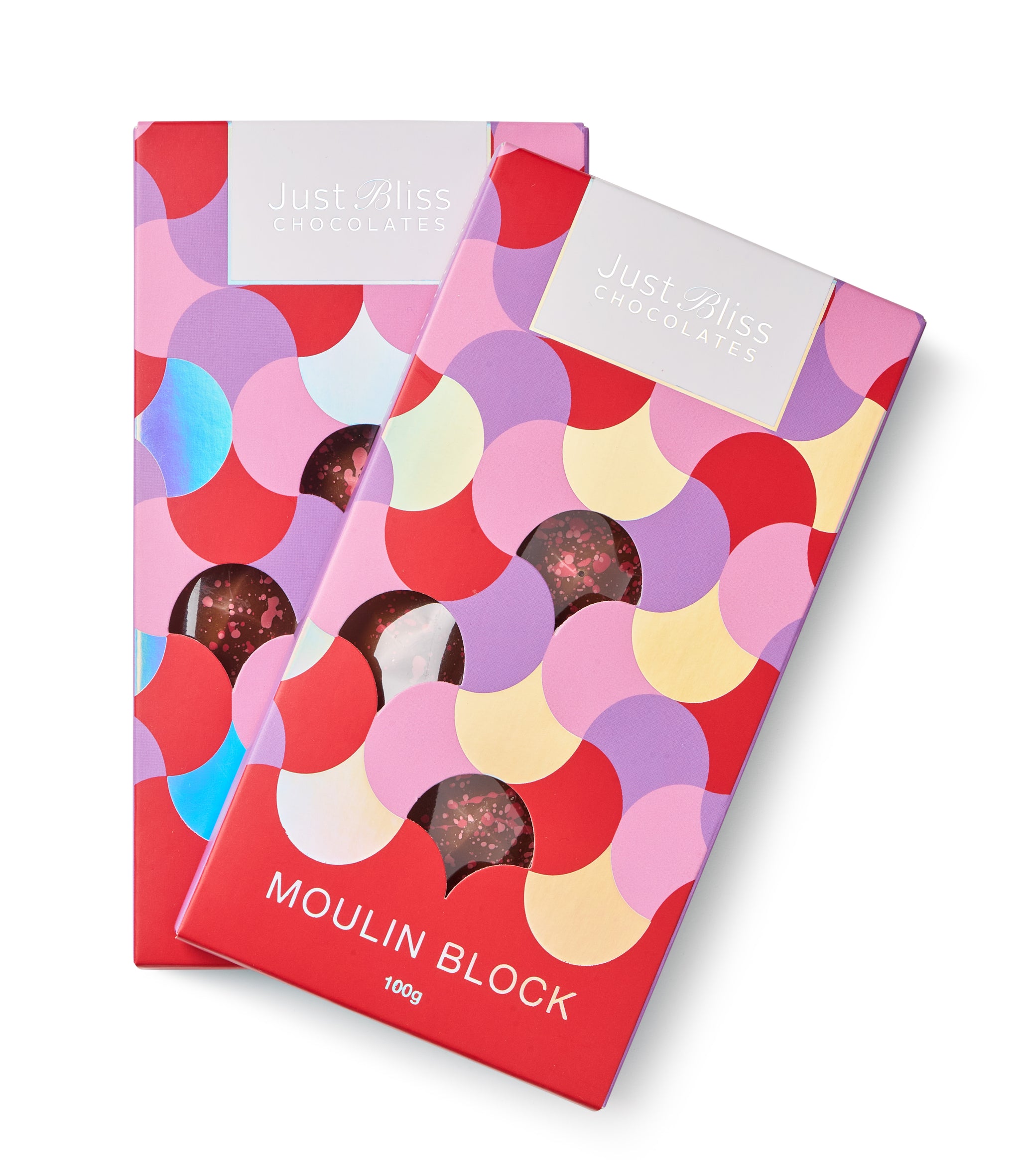 Moulin Chocolate Gift Block Raspberry