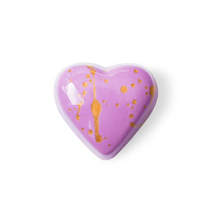 dark chocolate truffle heart